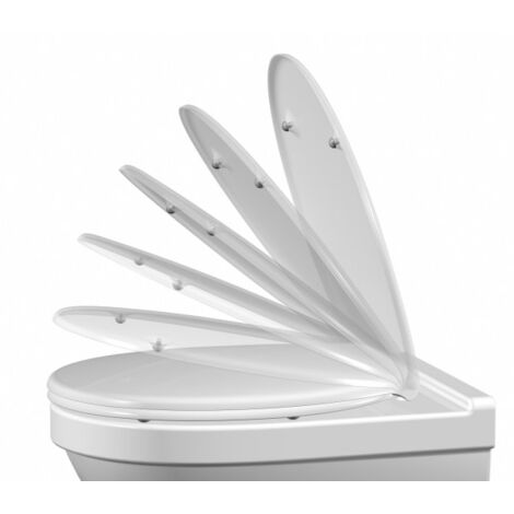 Charnières de siège inox WC FORMAT PRO Beige des Bahamas (1/2)