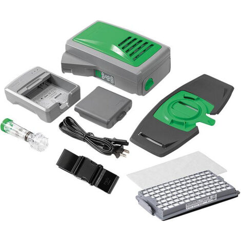 Ensemble de base RPB PX5. Ceinture. Débitmètre d'air.Batterie. Ensemble chargeur EUUK (1/2)