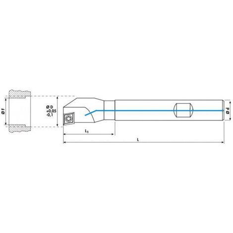 Fraise à Aléser Direction De Cadre Vélo - Marque VAR - Fabrication Française