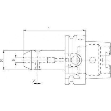 Mandrin Horloger Horotec MSA02.003-03 - Laiton, Tête Ronde, Longueur 100mm, Neuf
