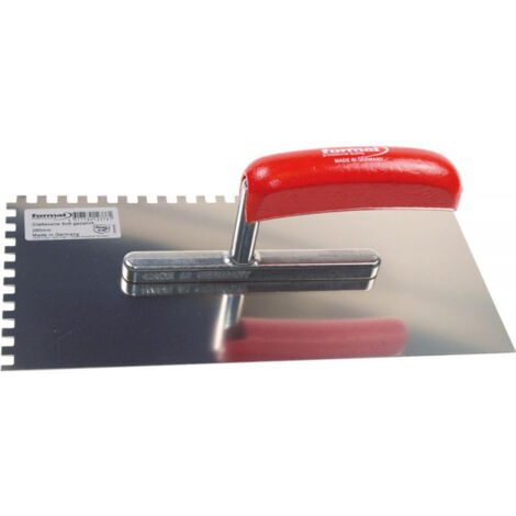 Taloche dentée inox 280x130mm 6x6mm (1/3)