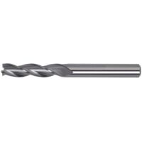 Fraise cylindrique extra longue, 30°, en carbure monobloc, sans revêtement, Ø d1 - h10 : 10,0 mm, Long. totale l1 100 mm, Long. coupe l2 40 mm