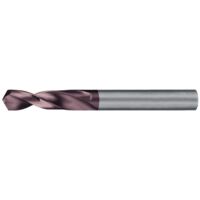 Foret hélicoïdal DIN 6539 type N D. nominal 4,3 mm VHM TiAlN DIN 6535 HA extra court