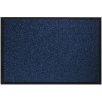 Paillasson lavable bleu polyamide L400xl600xS8 mm