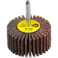 KM 613 Roues à lamelles sur tige Klingspor 60 x 50 x 6 mm Grain 60 10 pièces