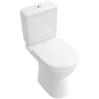 O.novo, Cuvette à fond creux, 360 x 670 mm, modèle sur pied, sortie horizontale, En porcelaine sanitaire Blanc