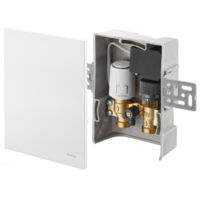 UNIBOX TQ-RTL R-TRONIC,avec AKTOR T 2P ET R-CON FBH, BLANC