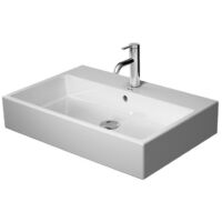 Lavabo Duravit VERO AIRavec trop plein plage de robinettrie geschl 700x470mm sans trou de robinetterie blanc