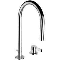 Mitigeur lavabo 2 trous KARTELL avec vidage chromé LAUFEN