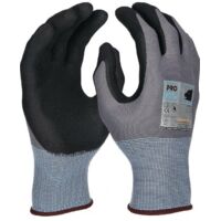 Gant EXTRA taille 9 gris / noir EN 388, EN 407 catégorie EPI II EN 388, EN 407