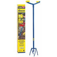 FP – Griffe de jardin – Manche ergonomique en aluminium – Pour sols argileux lourds – Aération et désherbage efficace