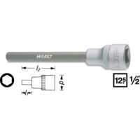 Douille male carré 1/2" 6x160mm i6kt. Hazet