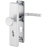 HOPPE Garniture de sécurité Birm.78G/2221A/2440/1117 Alu.F1 72mm 37-42mm 3841104