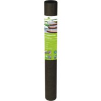 Bache anti mauvaise herbes 1x15m, 90g/m2, gris foncé