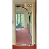 Porte anti-poussière 1 tissu/1 rouleau de ruban adhésif tissu 2,3 x 1,2  m/bande 25 m x 25 mm QUICKDOOR