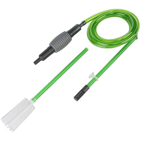 Changeur d'eau d'aquarium, kit de nettoyage de gravier d'aquarium avec siphon ，pompe vidange aquariumpour le changement d'eau d'aquarium et le nettoyage du sable