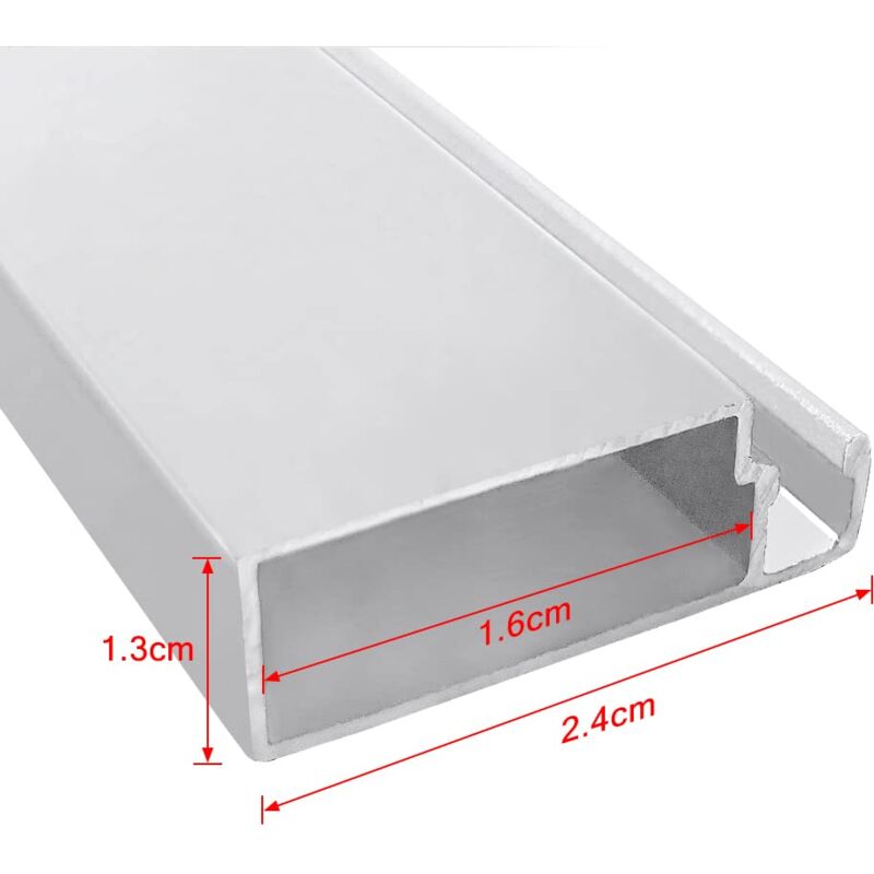 JOIEYOU - Zanzariera Per Finestra Con Telaio In Alluinio (bianco, 100