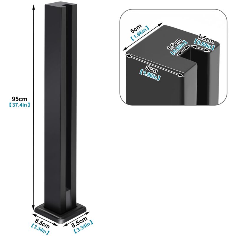 Palo Per Ringhiera Quadrata In Acciaio Inossidabile Per Piscina