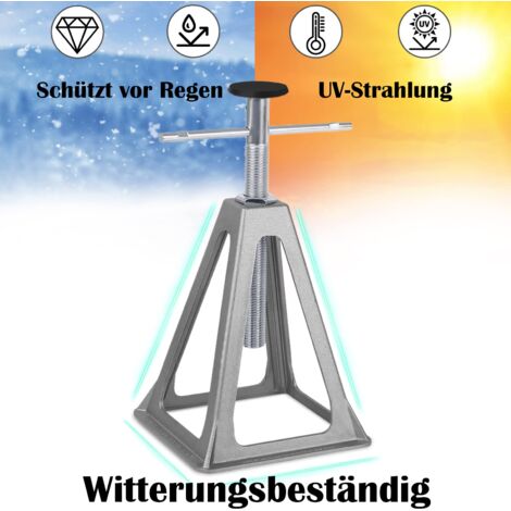 Cavalletto Sostegno Auto Jopassy 3 Tonnellate - 2 Pezzi Regolabili 285-430mm - Foto 3