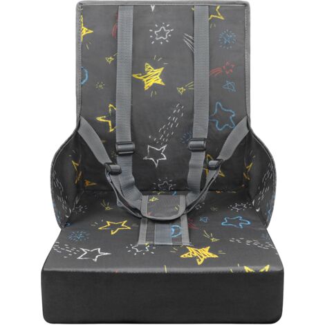 Sitzerhöhung Children's 3-Point Seat Cushion Seat Belt for Children Baby PU Waterproof Portable Chair Seat Elevation with Belts Seat Cushion