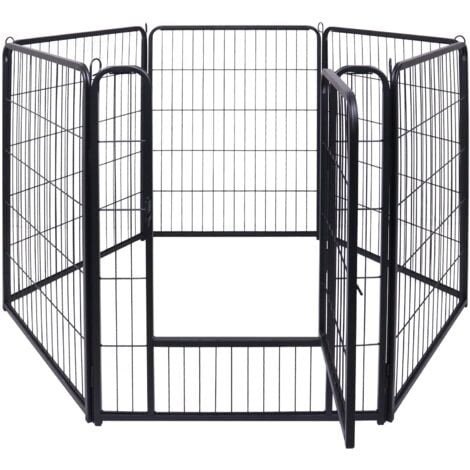 Recinto per cuccioli a 6 pezzi Recinto per cani Recinto per cuccioli in appartamento Recinto per cuccioli Recinto per animali Recinto per animali di piccola taglia (65 x 80 cm) NAIZY