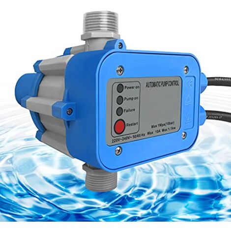 Pressostato per Pompa Dell'acqua, 250 V G1/4 Interruttore di Controllo della Pompa Dell'acqua Controller della Pompa Dell'acqua Display Regolatore di Pressione Automatico per