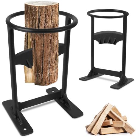 Spaccalegna Manuale A Parete In Acciaio Carbonio - Taglia Legna Con Facilità - Foto 9