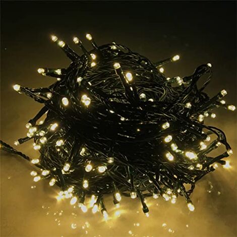 Luci Natalizie a LED Micro Durawise 8 Funzioni Effetto Sfavillante Esterno L 495 cm
