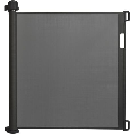 Cancelletto Retrattile Per Bambini E Animali - Estensibile Fino A 150 Cm, Nero/Bianco/Grigio - Foto 7