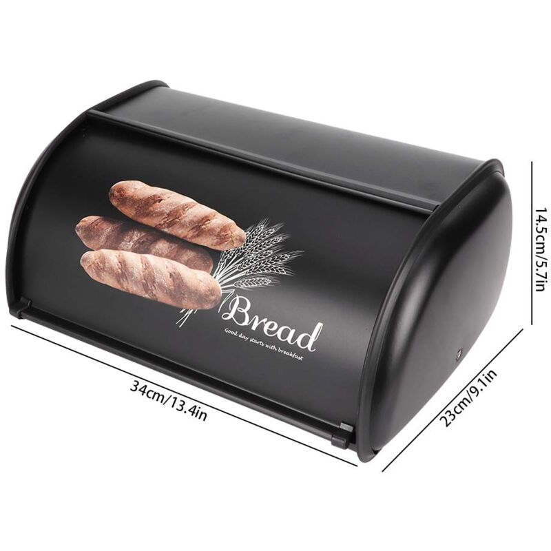 Luftdichter Brotkasten Klar – Frisches Brot & Lebensmittel Länger Haltbar | Mit Deckel & Griff Für Kühlschrank, Gefrierschrank & Arbeitsplatte