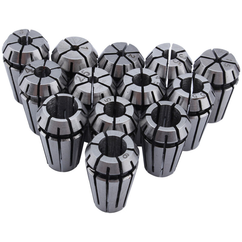 ER32 Spannzangen-Set 19-tlg. – 2–20 Mm, Kohlenstoffstahl, Für CNC & Fräsmaschinen