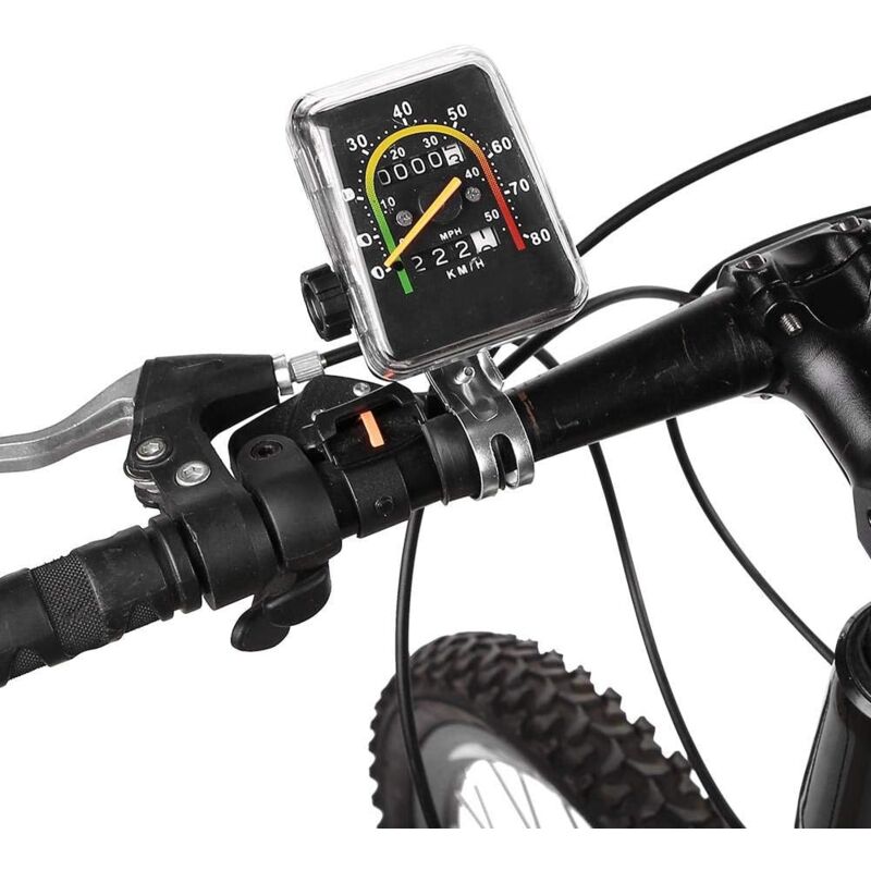 Fahrrad-Tacho Mit Kabel – LCD-Display, Wasserdicht, Geschwindigkeit & Distanz, Für Rennrad & MTB