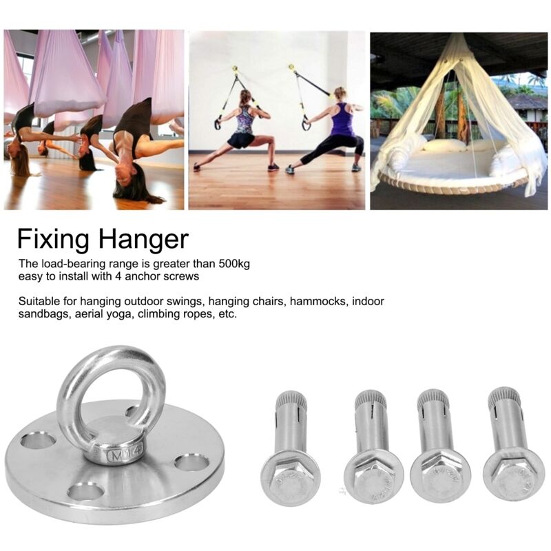 Produktbild von SELEWARE Wand-Deckenhalterung Für Fitness - 454kg Tragkraft - Ideal Für Yoga-Schaukeln, Olympische Ringe & Trainingsgeräte