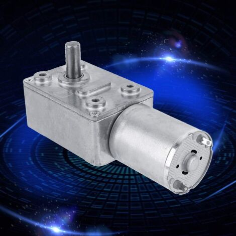 DC 12V Schneckengetriebemotor – 5–62 U/min, 10 Kg·cm, Selbsthemmend – Für Fenster, Tore, Winden