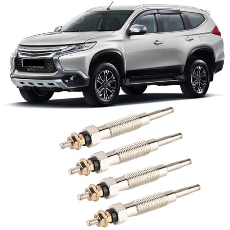 Ej.Life 4-teilige Dieselheizungs-Glühkerzen Heizungsstecker Glühkerzen Diesel-Glühkerzen-Kompatibilität für MITSUBISHI PAJERO SHOGUN 1994-1999 2.8 TD A (1/5)