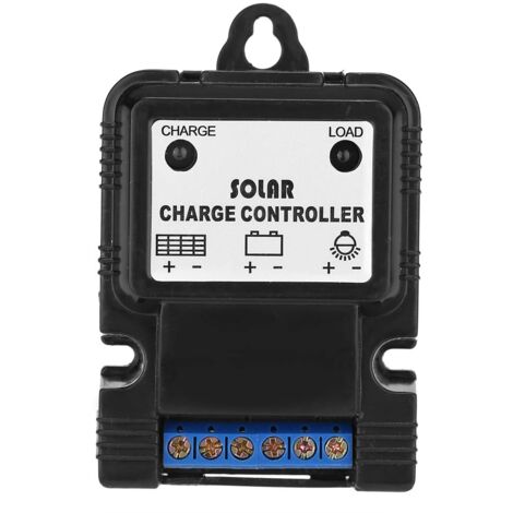 Ej.Life 6V/12V 3A Solar Laderegler Solarpaneel Batterieregler mit LED-Anzeige, Solarladeregler Tragbares, Controller Tragbares Solarpanel PWM A