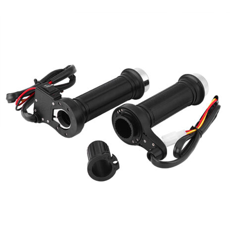 Ej.Life Motorradgriff, Griffheizung Motorrad, Beheizte Motorradgriffe, Motorrad Heizgriffe Lenkerheizung Motorrad mit Abdeckungen und Manschetten für Lenker Universal 22 mm (7/8 Zoll) für Motorräder ( (1/5)