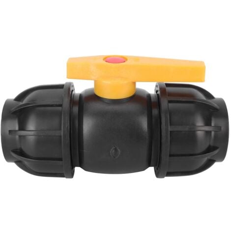 Yctze PE Wasserrohr Adapter 63mm - Gerade Verbindung Für PPR, PE, PVC Rohre