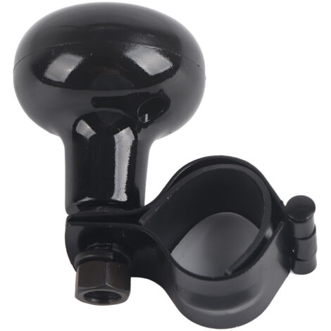 Ej.Life Lenkradknopf Fahrzeuglenkknopf, Universal Car Steering Ball Hochleistungslenkkugel Schwarz A (1/5)