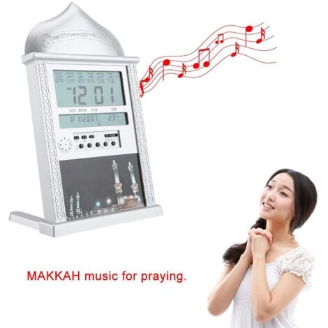 Wecker Digital Muslim Gebet Alarm LCD Automatische Wand