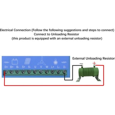 Ej.Life Hybrid-Wind-Solar-Controller MPPT-Boost-Laderegler PV-Solar-Hybrid-Regler mit Entladen Passend für 24-V-48-V-Batterie