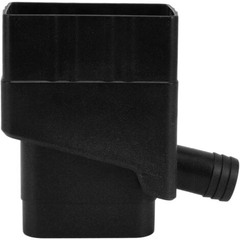 Ej.Life Regenwassersammelsystem-Umlenker, beständiges Kit für Gartenrasen Im Freien (Black) A (1/5)