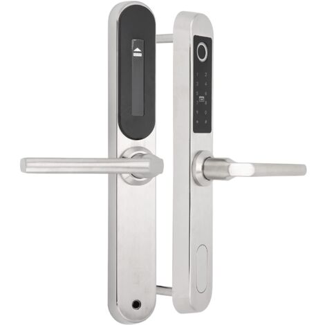 Ej.Life Fingerabdruck-Smart-Türriegel, elektronischer Fingerabdruck-Passcode wasserdichtes Sicherheits-Türschloss für die Sicherheit zu Hause A