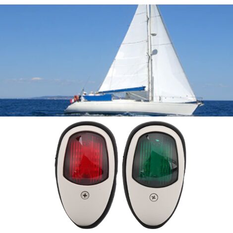 Bootsnavigationslicht LED – Rot/grün, 12-24V, IP65, 18 Zoll Für Ponton, Jon-Boot & Yacht