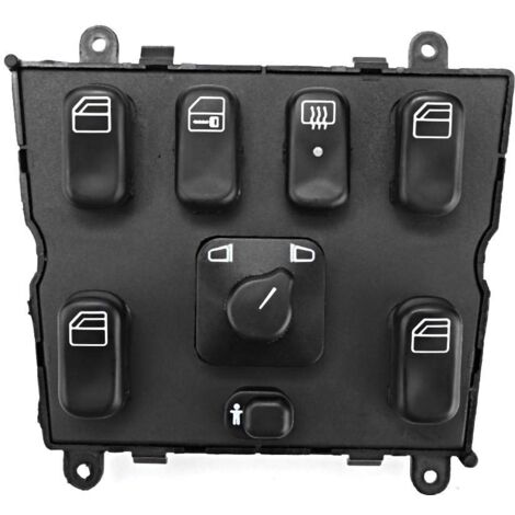 Ej.Life Auto Haupt Fensterschalter, Fensterheber Power Window Master Switch A1638206610 Druckknopf Schalter für W163 ML320 (1/5)