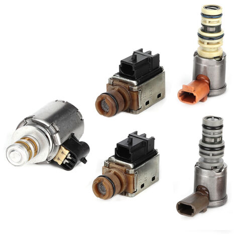 Ej.Life 5-teiliges Hochleistungs-Getriebe-Magnetventil-Set aus Metall und Kunststoff, Passend für GM-Produkte mit 4L60E-Modell, Automatikgetriebe ab 2003