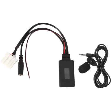 Ej.Life Dioche AUX IN Kabeladapter AUX IN Kabel Adapter Auto Bluetooth 5.0 Mikrofon Fit fur