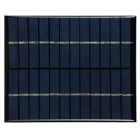 Ej.Life Solarpanel-Modul, 2W wasserdichtes 12V gutes Dichtungs-DIY-Solarpanel, Mini-Solarpanel, Wandleuchten für Rasenleuchten Radios Solarspielzeug (1/5)