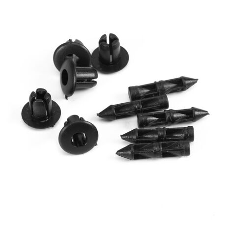 Ej.Life 100 Stück Auto-Kunststoff-Nietteil, 6 Mm Langlebiges Auto-Styling-Kunststoff-Niet-Motorrad-Verkleidungs-Zierclips für Suzuki-Zubehör
