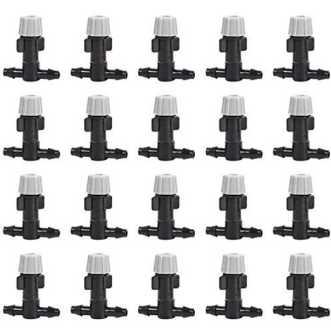 Ej.Life 20Pcs Kunststoff Nebel Misting Düse Sprinkler Tee Gelenke Für Nebel Bewässerung Pflanze Blume Kühlung Haus Garten Bewässerung (1/5)